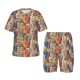 thumbnail image 1 of Fotbe Funny Dogs Family Pijama Estampada de 2 Piezas para Niños – Ropa de Dormir de Manga Corta Cómoda para Niños y Niñas, Camiseta y Shorts de Algodón-X-Large, 1 of 6