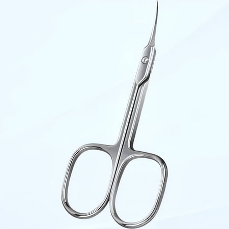 EXLEAF 2026 New Cuticle Scissors Extra Fine Curved Blade,Super Slim Scissors for Cuticles Care Professional Manicure Small Scissors with Precise Pointed Tip Grooming Blades,Eyebrow,And Dry Skin