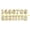 2CM Golden Aji, variant on YIGSECU Creative Clock Numbers Set for Home Decors Metal Arabic Roman Numerals Kits