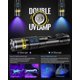 thumbnail image 2 of Linterna UV DARKBEAM A900 de doble luz 365 nm y 395 nm, recargable por USB, 2 of 8