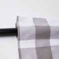 thumbnail image 4 of Cenefas de ventana WOSIBO Buffalo Check Plaid blanco/gris, paquete de 2, 4 of 7