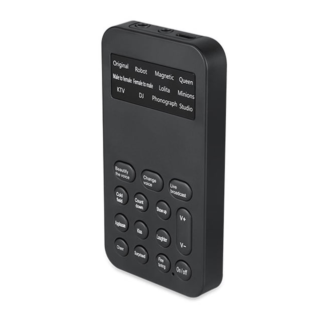 Cambiador de voz, tarjeta de sonido externa para teléfono móvil con múltiples efectos de sonido integrados para ordenador, teléfono inteligente, tableta
