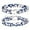 D, variant on Boho Style Dog Collar with Custom Engraved Lost Letter Multicolored Printed Pet Leash for Secure Walks