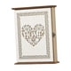 thumbnail image 4 of Caja de llaves de madera, armario para llaves, sólida, rústica, hecha a mano, estilo granja, estante para llaves, gabinete para llaves Amor corazón, 4 of 9