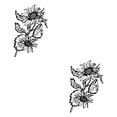 thumbnail image 4 of Monstrate Silicone Stamp Flower Shape Office Accessories Crafts Print Embosser Sunflower Stamper Clear Decorations Craftsmanship Kit Mostrar como imagen 2Conjunto, 4 of 6