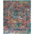 thumbnail image 2 of SAFAVIEH Crystal Sally Oriental Area Rug, Light Blue/Orange, 8' x 10', 2 of 7