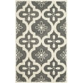 thumbnail image 2 of SAFAVIEH Chatham Derrick Geometric Wool Area Rug, Dark Gray/Ivory, 8' x 10', 2 of 7