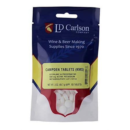 Campden Tablets (potassium metabisulfite) - 100 Tablets