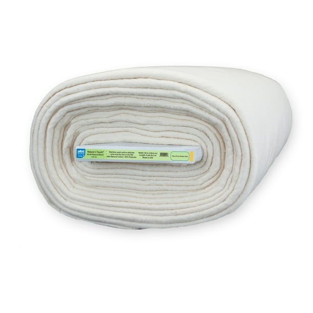 Pellon 60/40 Quilting Batting. offWhite. Size 90" Width Precut