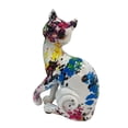 thumbnail image 2 of AMLESO Beautiful Cat Statue, Resin Sculpture, Decoration, Art, Craft, Photo, Accessory, 10x7x16.5cmWhiteBase, 2 of 8