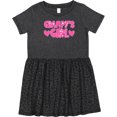 thumbnail image 3 of Inktastic Grampy's Girl Granddaughter Girls Toddler Dress, 3 of 5