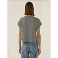 thumbnail image 6 of Basic Crew Neck Cropped T-Shirt, 6 of 6