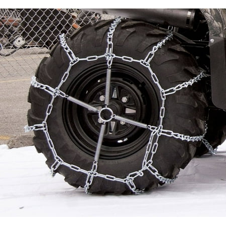 Atv V-Bar Tire Chains, 22X9X12, 4 Link Spacing