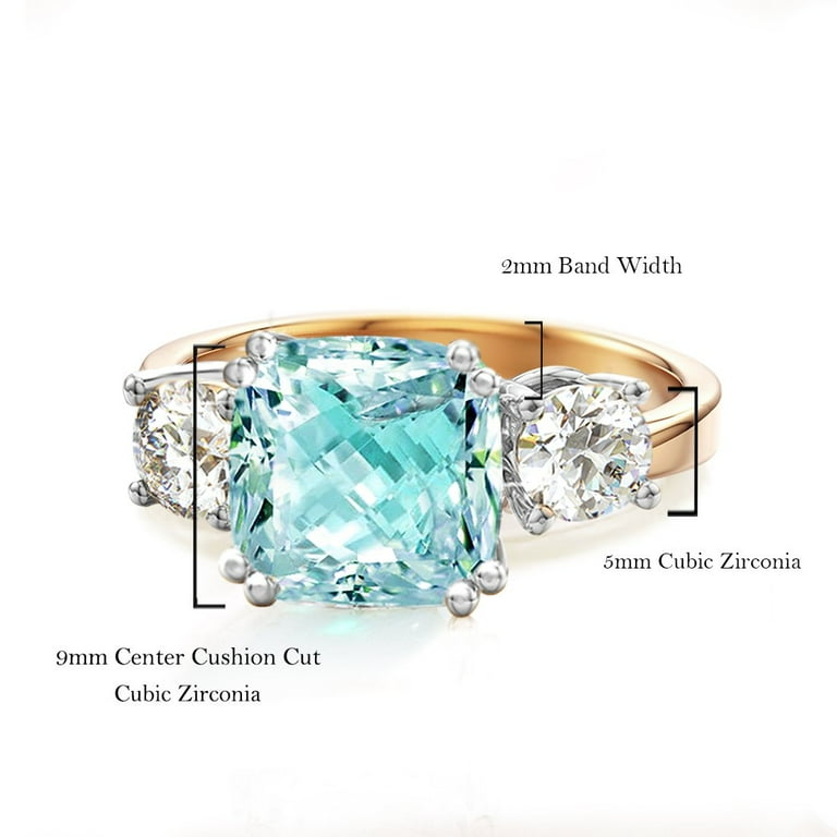 Light Green Prasiolite Ring with Cubic Zirconia Halo Rose Gold-plated Light Green Prasiolite Ring with Cubic Zirconia Halo Rose Gold-plated