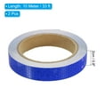 thumbnail image 2 of Unique Bargains Reflective Tape, 2pcs 0.8'x33FT Waterproof High Visibility Warning Safety Tape, Blue, 2 of 7