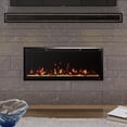thumbnail image 4 of Modern Ember 42" Vibrance Linear Electric Fireplace Crystal Ember Bed- Works with Wi-Fi App, 4 of 6