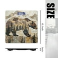 thumbnail image 2 of High Precision Body Weight Scale Smart Bathroom Scales with Large LCD Display(400lbs),Decorative for Bedroom-Bear In The Mountains Background, 2 of 4