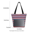 thumbnail image 2 of Kdxio Fourth Of July Women Reusable Grocery Bags Foldable Ripstop,Reusable Shopping Bags for Shopping,Gym,Gift, 2 of 5