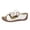 White, variant on Floral Wedge Slide Mules, Two Strap Summer Platform Sandals, Womens Wedge Sandals Dressy Slip On Comfortable Summer Shoes Floral Platform Wedges Slides for Casual Walking, Brown 5.5
