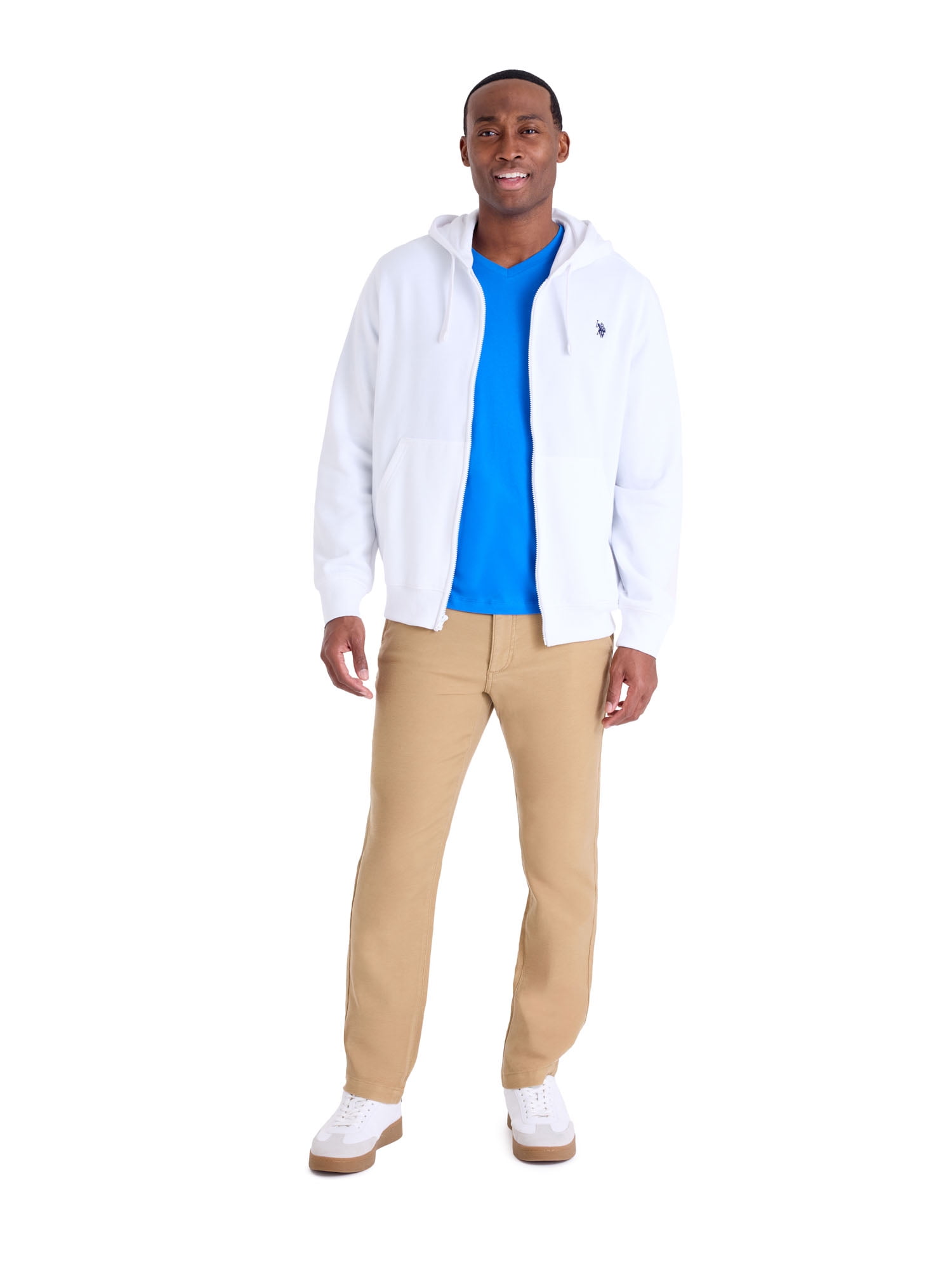 U.S. Polo Assn. Men's Everyday Full Zip Fleece Hoodie