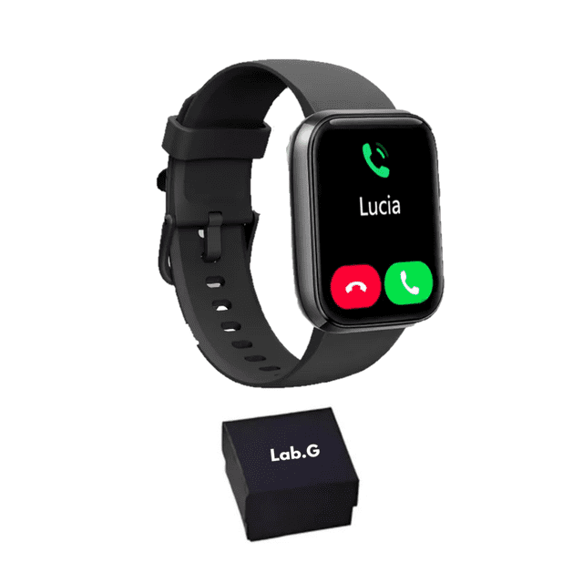 Reloj Smartwatch Reloj Inteligente Bluetooth Llamada Alexa Lab.G Negro