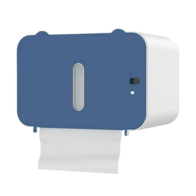 Wmool Automatic Toilet Paper Dispenser,Smart Touchl Toilet Paper Dispenser,Upgraded Elecic Sensor Paper Towel Dispenser,Wall Moted Toilet Paper Holder Tissue Box for Kitchen Bathroom