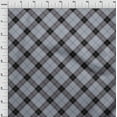 thumbnail image 3 of oneOone Organic Cotton Poplin Twill Fabric Tartan Check Print Fabric BTY 42 Inch Wide, 3 of 4
