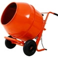 thumbnail image 2 of Portable Electric Concrete Mixer Cement Mixing Barrow Machine Mixing Mortar Handle with Wheel, 2 of 11