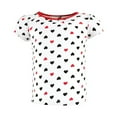 thumbnail image 4 of Hudson Baby Infant Girl Short Sleeve T-Shirts, Girl Mommy Red Black, 3 Toddler, 4 of 5