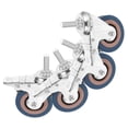 thumbnail image 4 of SHOWERORO 4 Pcs Roues Industrielles 3 Pouces Roues de Chariot Robustes avec Freins, 4 of 7