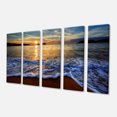 thumbnail image 2 of Peaceful Sandy Beach with Waves - Extra Large Canvas Art Print, 2 of 3