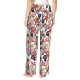 thumbnail image 3 of Xecao Starfish Shell Women's Straight Lounge Pajama Pants: The Epitome of Relaxed Sleepwear, 3 of 9