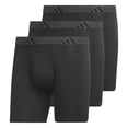 thumbnail image 1 of Calzoncillo bóxer adidas para hombre, paquete de 3 unidades, negro, gris ónix y negro, microfibra, 1 of 7