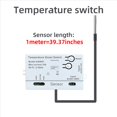 thumbnail image 2 of 3X Tuya WiFi Temperature Switch Sensor 2.4G WiFi Temperature Switch Sensor Smart Switch with 1M Temperature Probe, 2 of 7