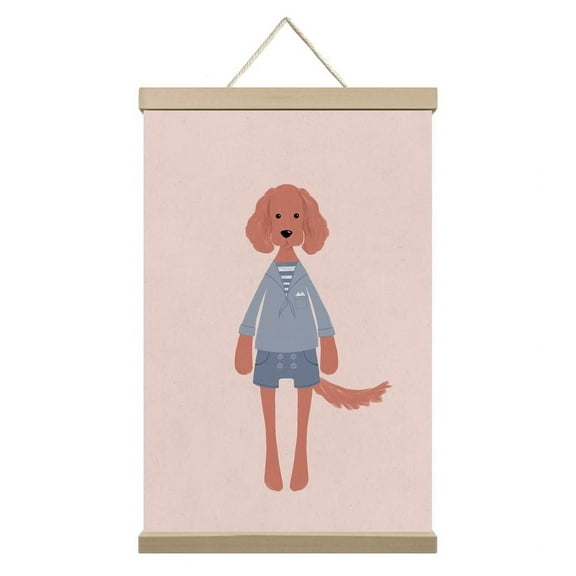 Navy Dog - Wall Art Print - Wall Art Print