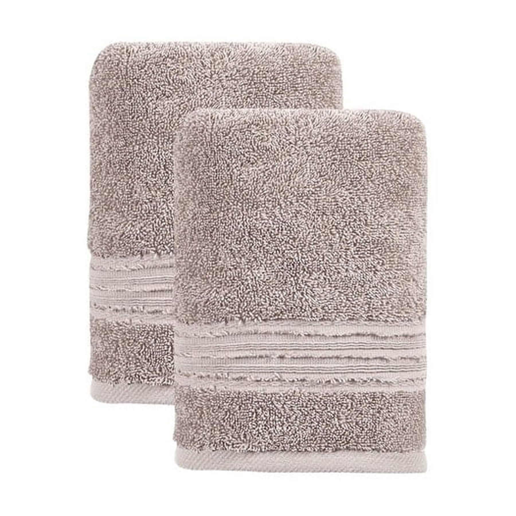 Ozan Premium Home  100% Genuine Turkish Cotton Cascade Hand Towel(Set of 2) Aqua