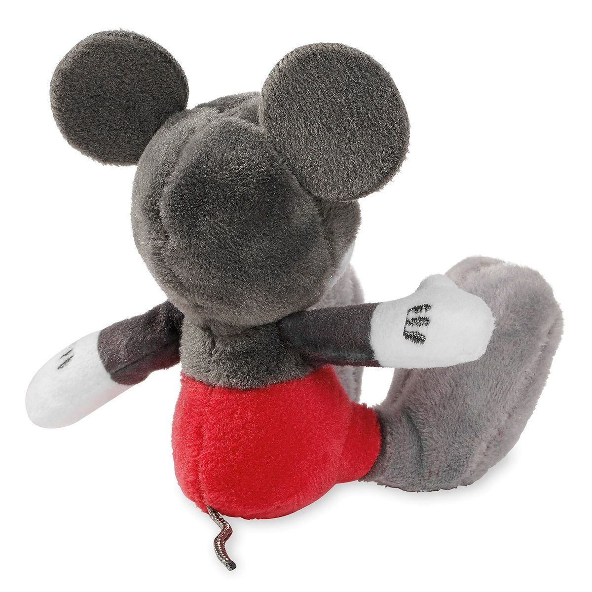 NWT Disney Store Tiny Big Feet Gray Mickey Mouse Micro Plush Limited Release