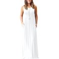 thumbnail image 1 of Vestido largo suelto sin mangas de verano para mujer Vestido largo casual con bolsillos Xemadio FSHY034-17, 1 of 3