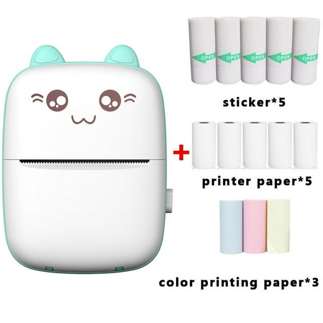 Multipurpose Printer for Creative Expressions, Portable Thermal Printer with Quick Print Function, Clear Photos for Unforgettable Gifts
