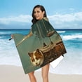 thumbnail image 7 of Orinice Quick Dry Bath Towel | Ultra-Fine Fiber 27.5x55in Towel for Shower, Swim, Travel | Beach Towel Blanket Decor | Rapid Drying 55x27.5in, 7 of 7