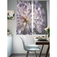 thumbnail image 4 of Fantasy Dandelion Sheer Curtains 63 Inch Length 2 Panels Set Window Treatments, Modern Magical Plants Flowers Spring Rod Pocket Semi Curtains for Living Room/Bedroom/Kitchen Décor, 104"W x 63"L, 4 of 7