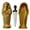 Gold+white, variant on Tibvox Ancient Egyptian Resin Coffin with Mummy Figurine Egypt Pharaoh Statue Miniature