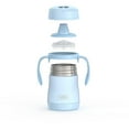 thumbnail image 2 of Thermos Kids 7 oz Stainless Steel Sippy Cup with Handles, Pastel Gray, 2 of 5