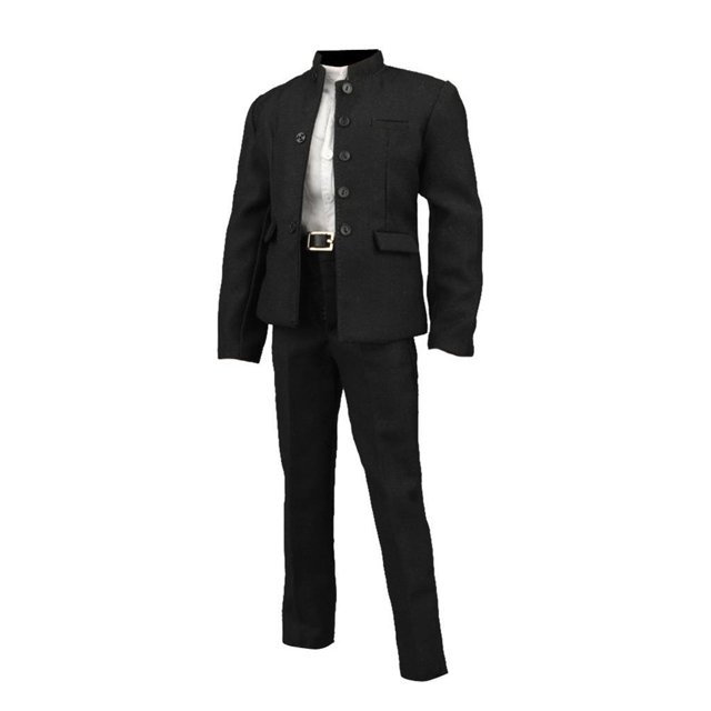 Ounissouiy 1/6 Coat Pants Shirt Set 12'' Figure Body Male for Type3 NO3