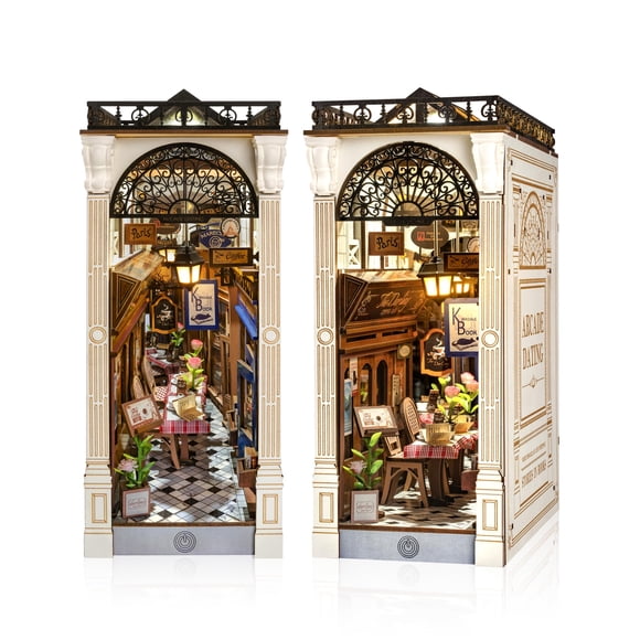 Kit de casa en miniatura Rolife DIY Book Nook European Arcade