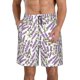 thumbnail image 1 of Balery Lavender Flowers Traje de Baño Estilo Hawaiano para Hombre, Shorts de Secado Rápido con Bolsillos-Large, 1 of 6
