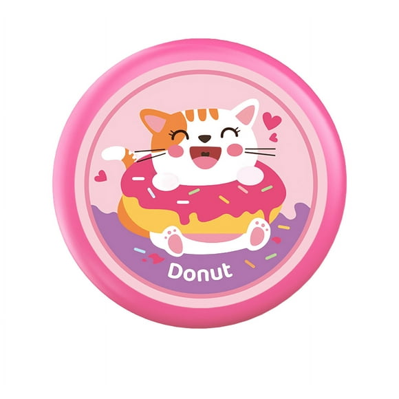 Children's Soft Frisbee PU Interactive Sports Game - Outdoor Competition, Parent-Child Hand Throwing, Pet Play Toy(Pink)