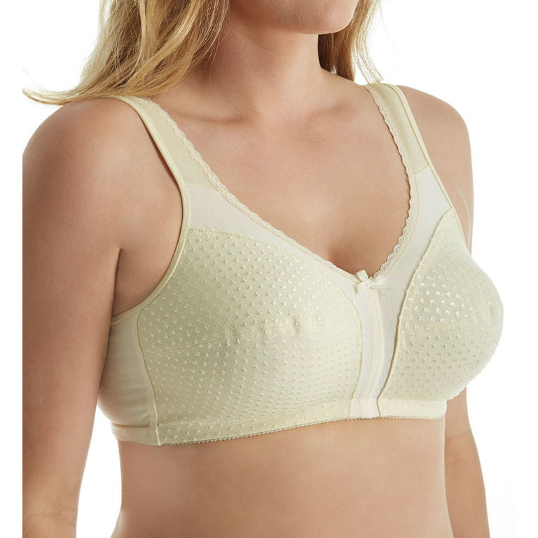 Women's Carnival 660 Full Figure Cotton Lined Soft Cup Bra (White