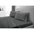 thumbnail image 3 of Dormisette  Luxury German Flannel 6-ounce Bed Sheet Set Full - Heather Charcoal, 3 of 5
