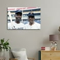 thumbnail image 3 of Hank Aaron & Willie Mays Baseball Gifts Canvas Painting Poster Wall Art Decorative Picture Prints Modern Decor 16x24inch(40x60cm), 3 of 6